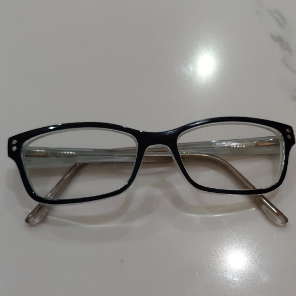 Accessories - Square Frame Thin Black Border Prescription Glasses